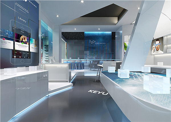 珠海科宇數(shù)碼店裝修設(shè)計(jì) 科技感與用戶體驗(yàn)的完美融合